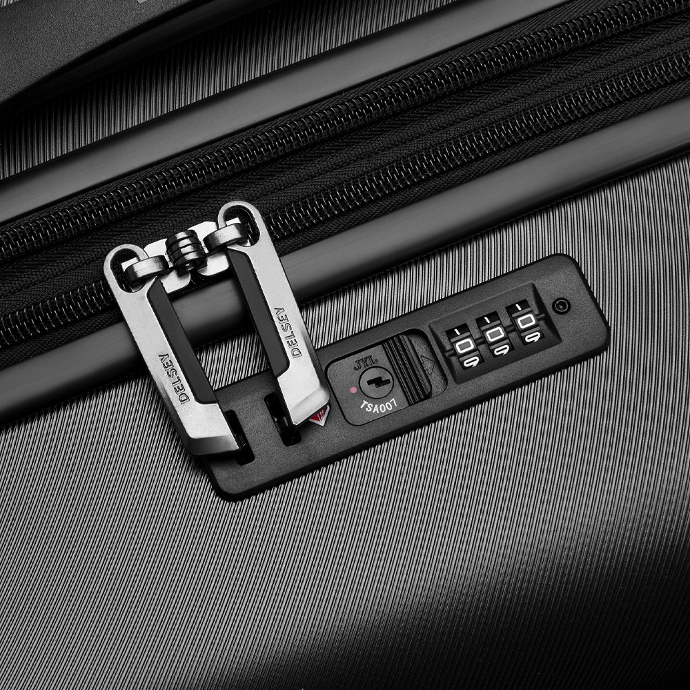 ست چمدان دلسی مدل ایر آرمور رنگ مشکی