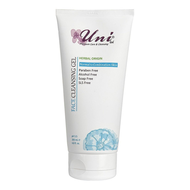 ژل پاک کننده صورت یونی لد مدل Normal To Combination Skin حجم 200 میلی لیتر