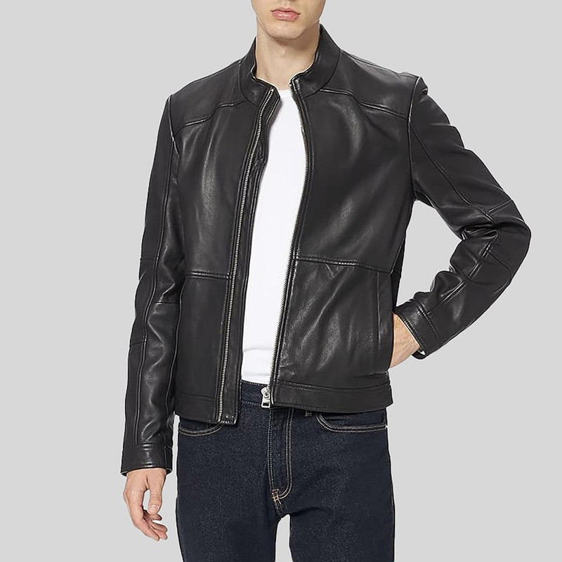 کت چرم مردانه مدل AGLOKIS