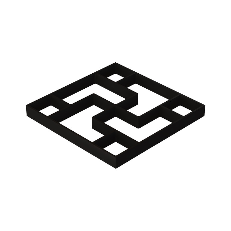 قالب سنگفرش بتن پلاست مدل Mold X160 بسته 4 عددی