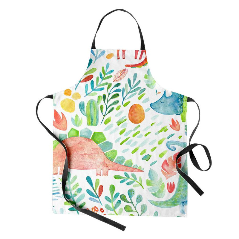 پیش بند آشپزخانه تینادکور طرح دایناسورهای رنگارنگ مدل mod00171