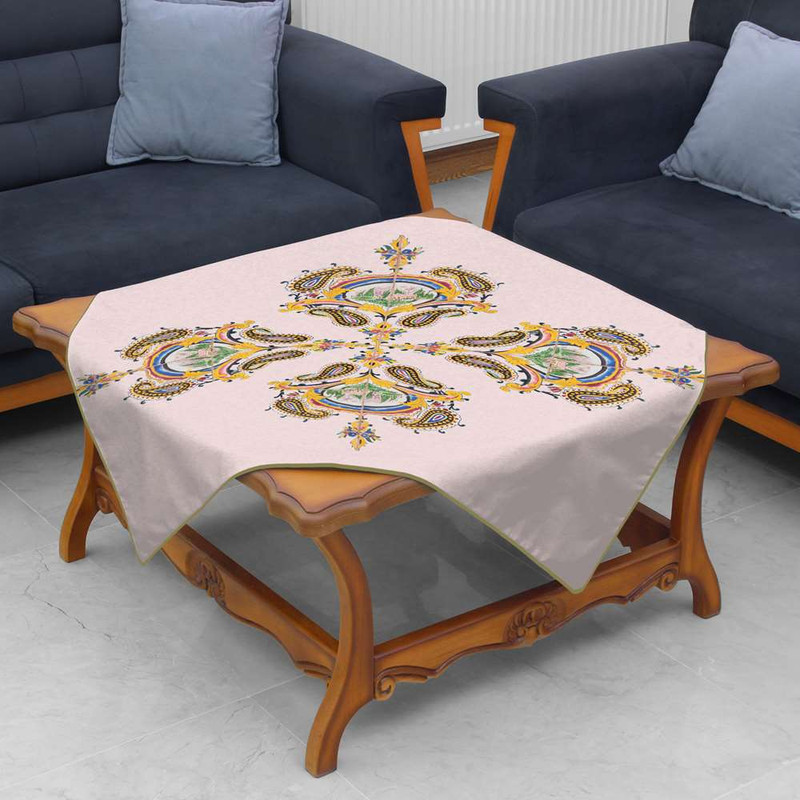 رومیزی تینادکور طرح قاب کاشی منظره مدل png00038