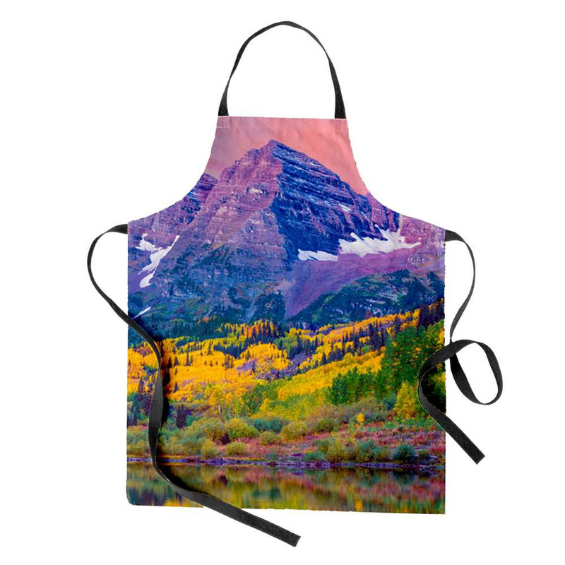 پیش بند آشپزخانه تینادکور طرح طبیعت بکر مدل pod00204