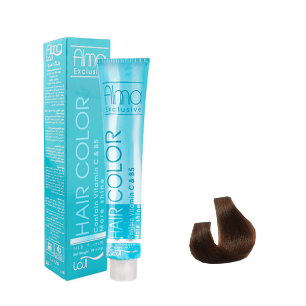 رنگ مو آلما شماره 6.67 حجم 100 میلی لیتر رنگ بلوند کاپوچینو