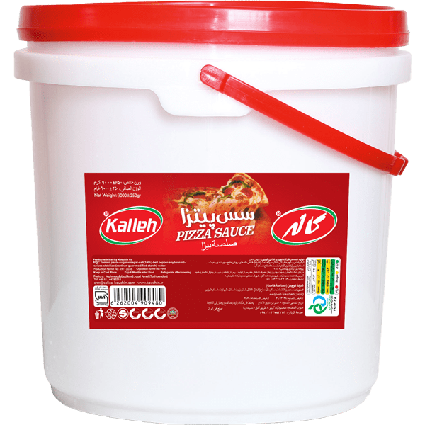 سس پیتزا سطلی 9000گرمی کاله