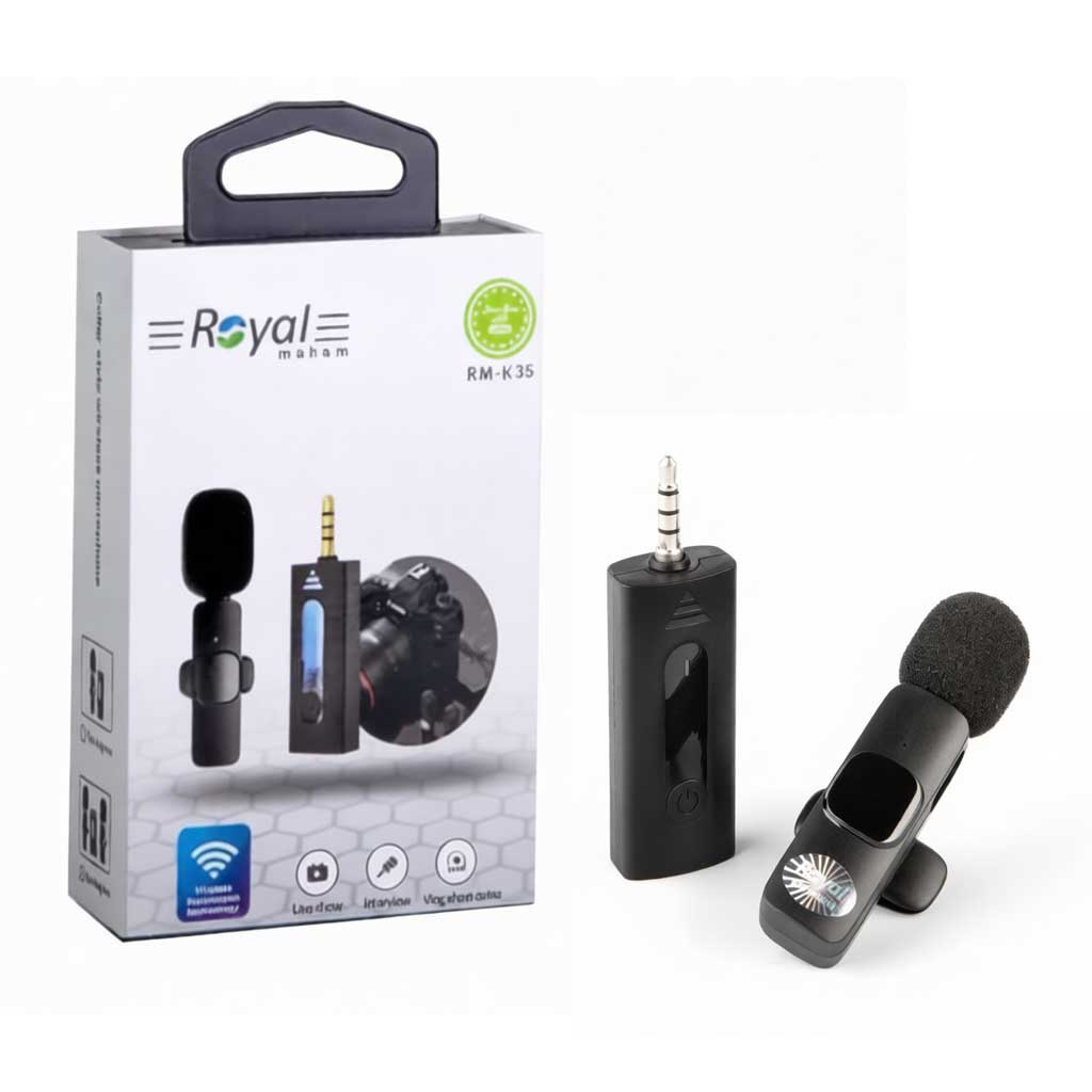 میکروفن یقه ای بی سیم رویال ROYAL RM-K35
