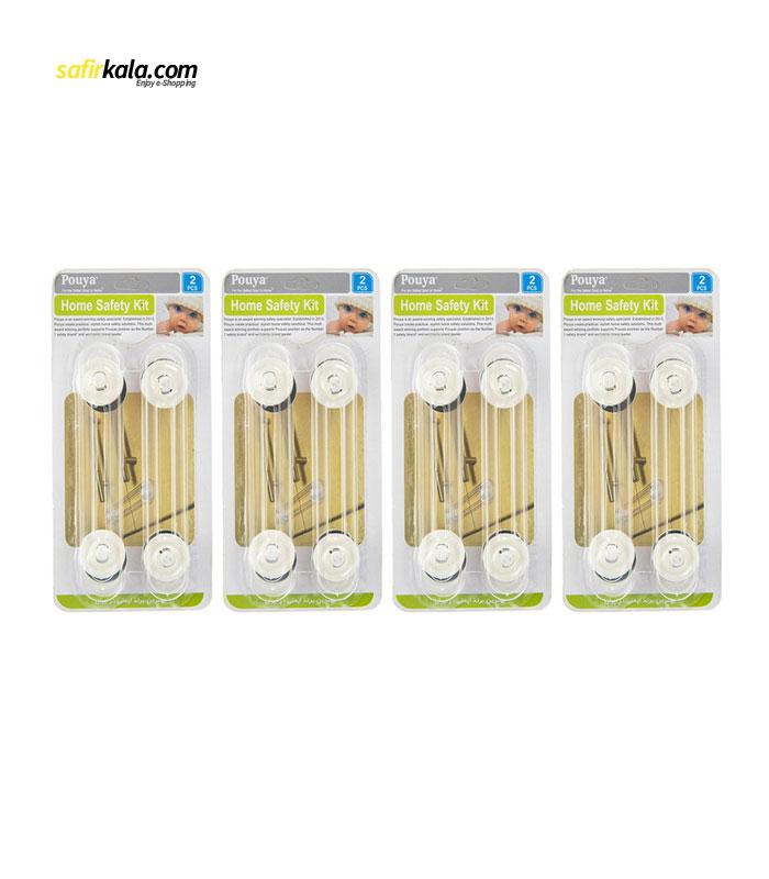 قفل درب کابینت پویا مدل Home Safety Kit چهار بسته 2 عددی