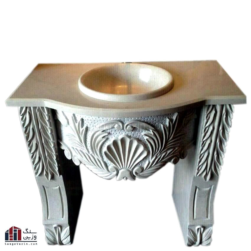 روشویی سنگی صدف