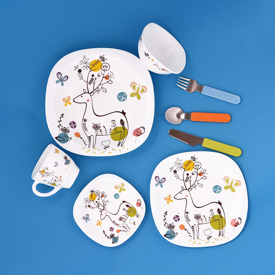 سرویس غذاخوری 5 تکه کودک پارس اپال مدل استگ کد 755 مبلمونسرا مدل 291073