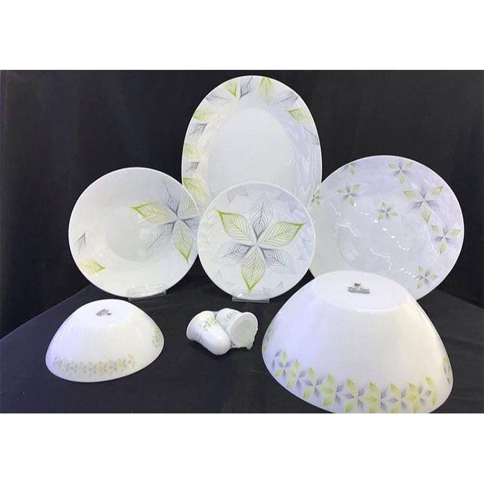 غذاخوری 28 پارچه شاینر سبز پارس اپال کد 316