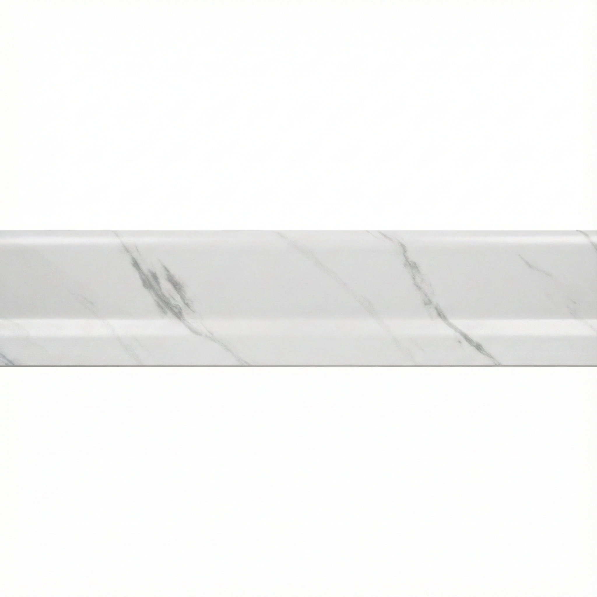 قرنیز طرح سنگ سفید 9 سانت