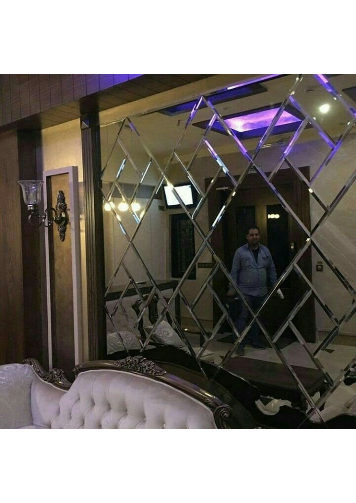 آینه لوزی نامنظم