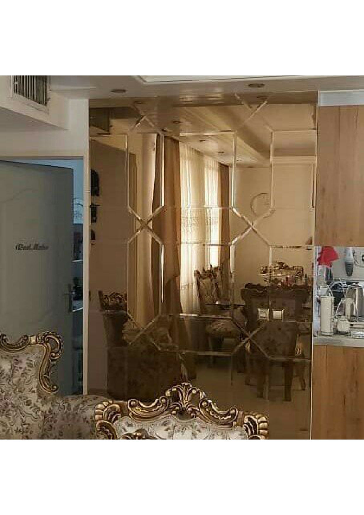 آینه نیزه ای مربع