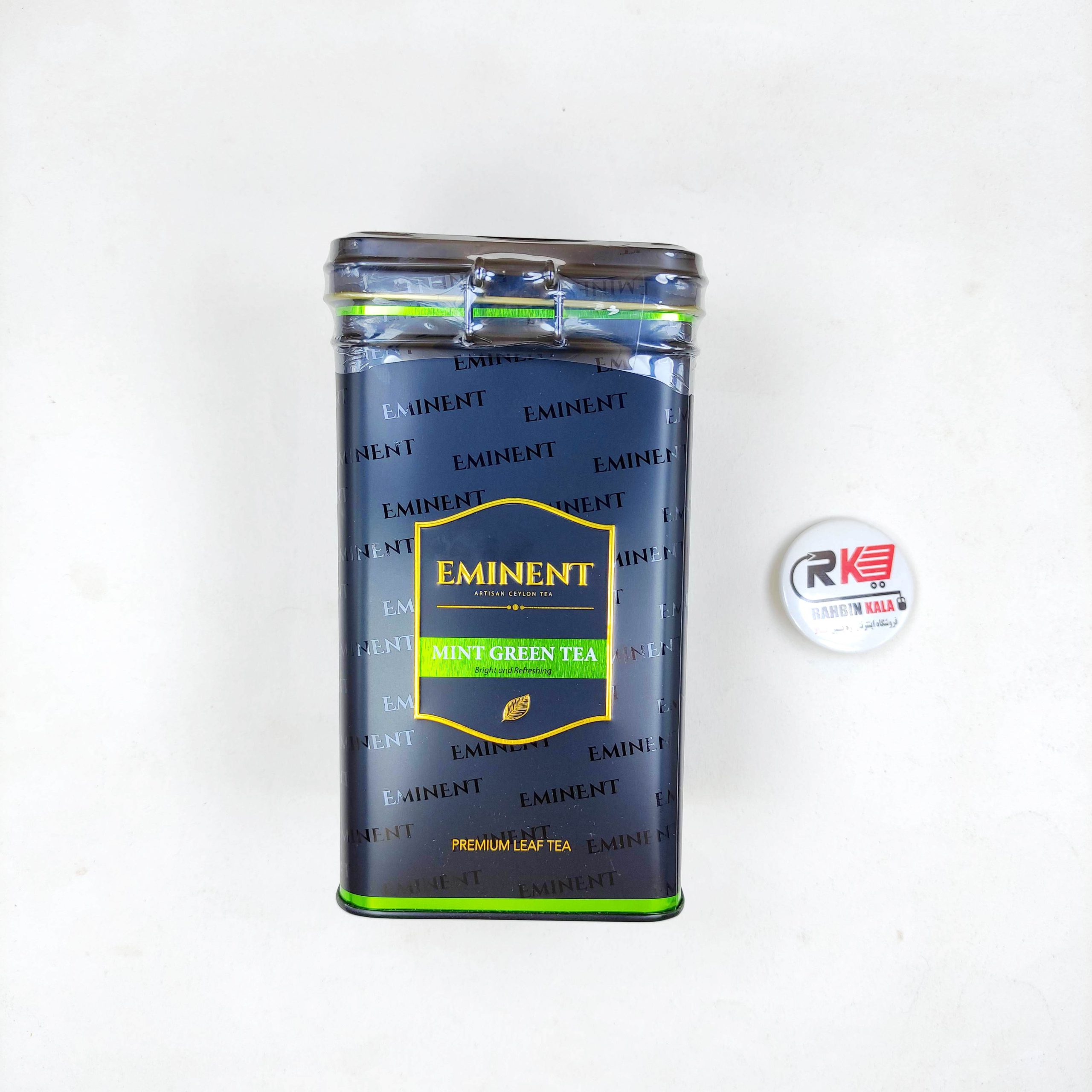 چای سبز امیننت Eminent Green Tea مدل طعم نعنا Mint وزن 250 گرم