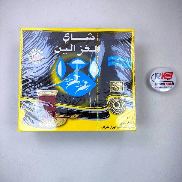 چای کیسه ای عطری دو غزال 100عددی الغزالین