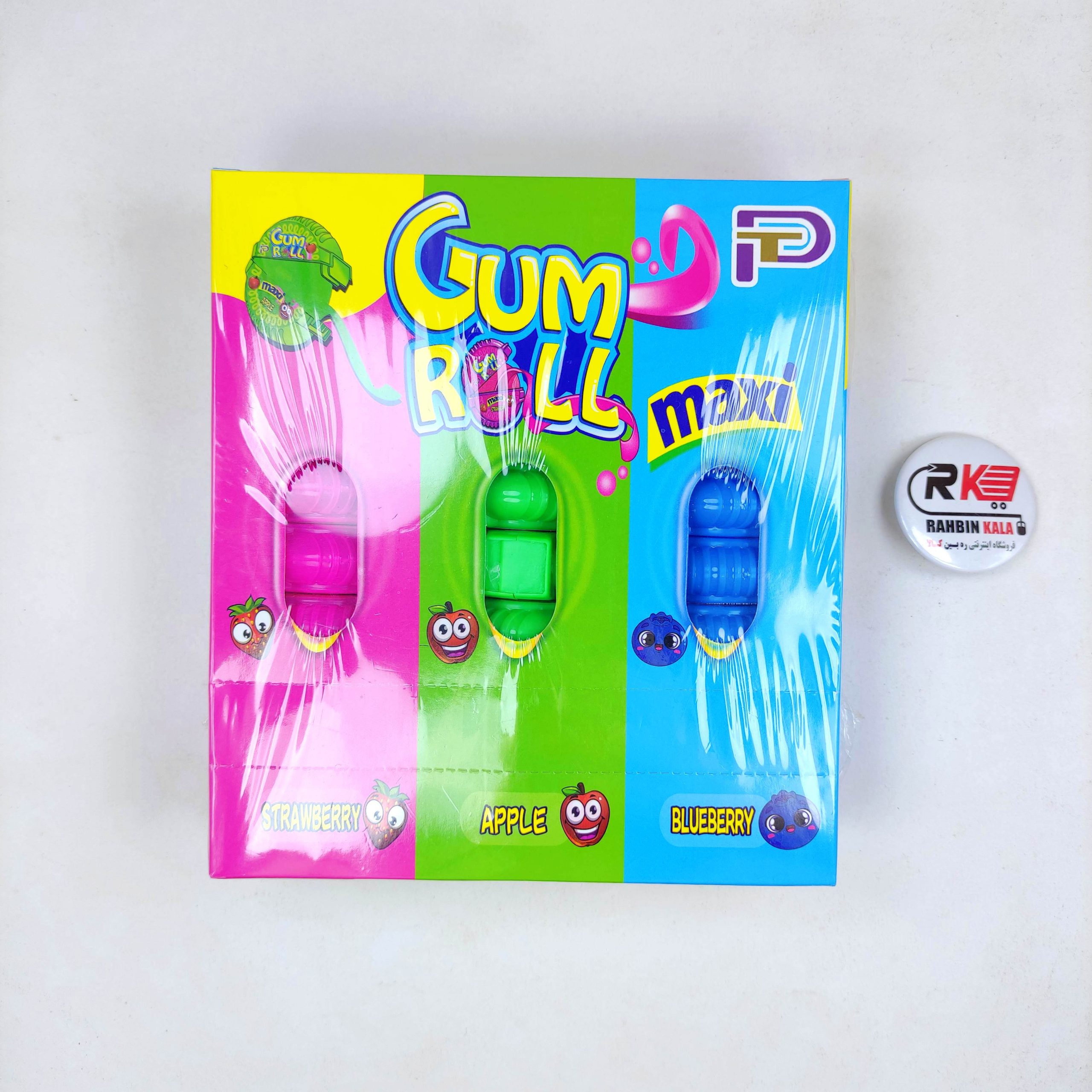 آدامس متری میکس سه طعم Yangyu Gum Roll Maxi