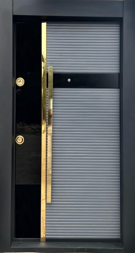 درب ضد سرقت ورتی گلس طوسی - Pro Series