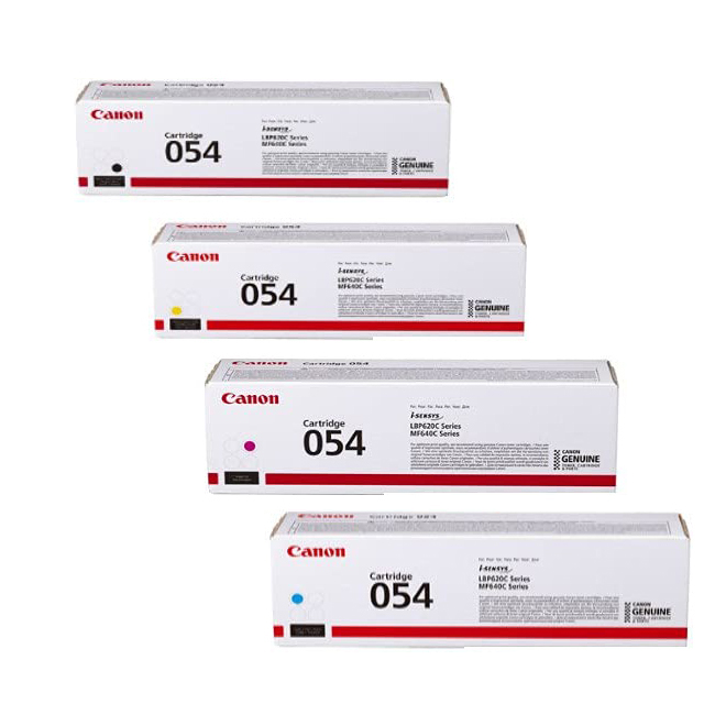 کارتریج تونر لیزری و رنگی کنون مدل 054 - ست کامل