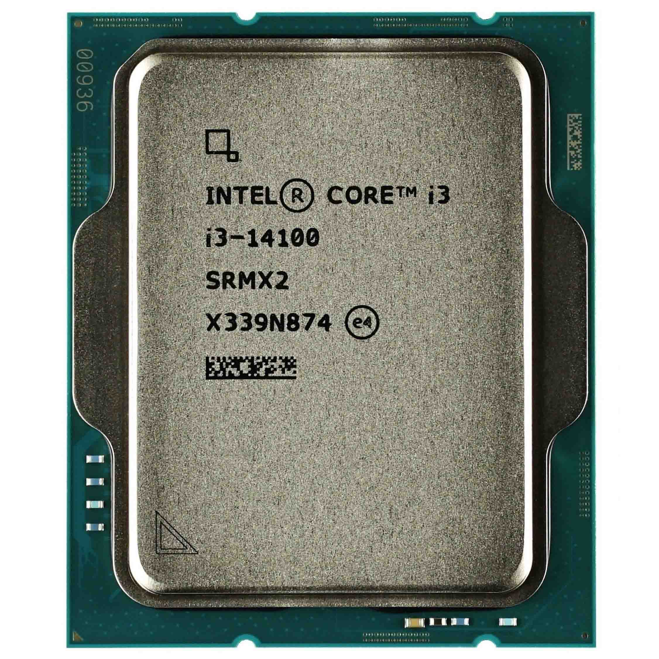 پردازنده CPU اینتل بدون باکس مدل Core i3 14100 Raptor Lake فرکانس 4.7 گیگاهرتز