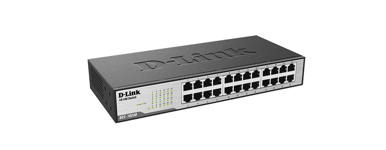سوییچ شبکه d16 پورت 1024d-24sg (POE)