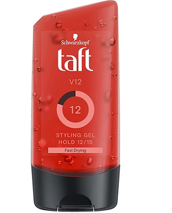 تافت ژل مو قرمز حالت دهنده فست درایینگ 150 میل  V12Taft Fast Drying
