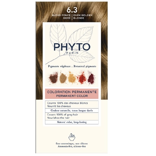 فیتو رنگ مو بدون آمونیاک گیاهی شماره 6.3 بلوند طلائی تیره