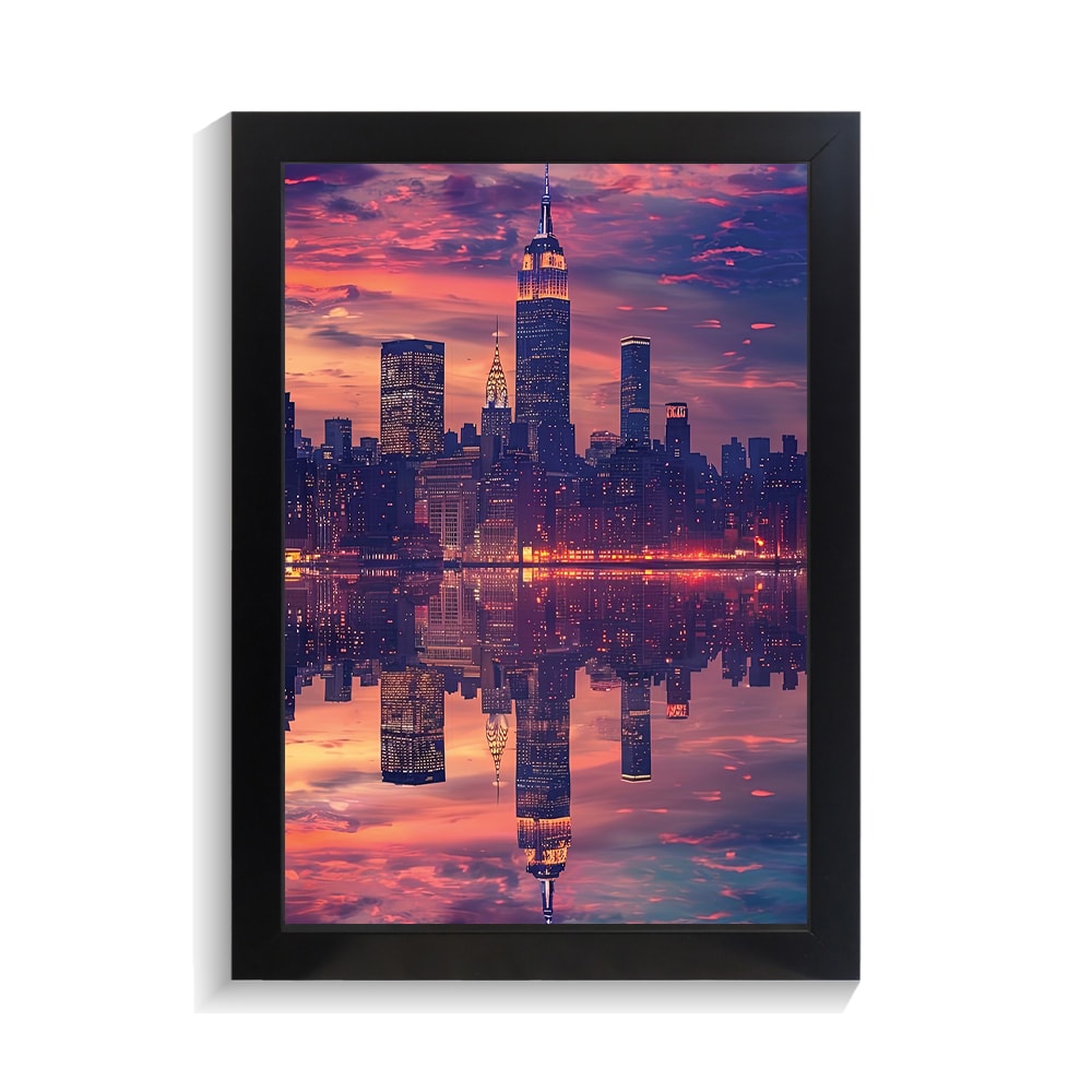 تابلو منظره طرح شهر کد PF-22187