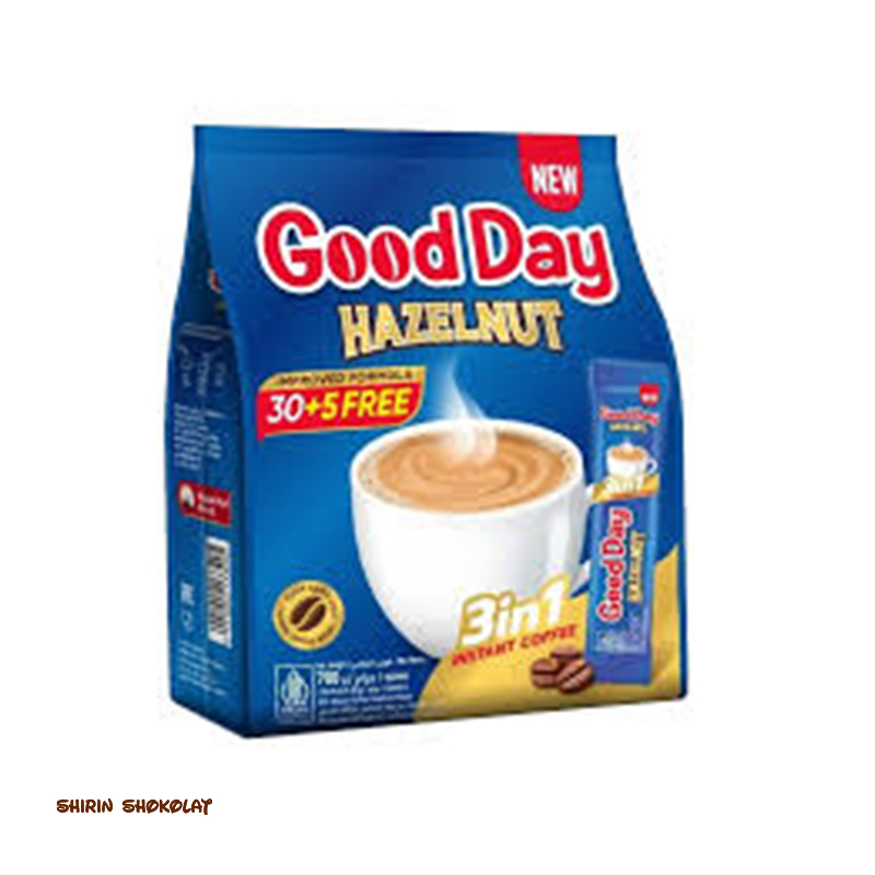 کافی میکس گود دی GOOD DAY مدل Hazelnut بسته 35 عددی