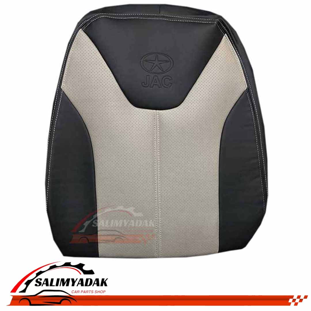 روکش صندلی جک j5 چرم رنگ مشکی کرم