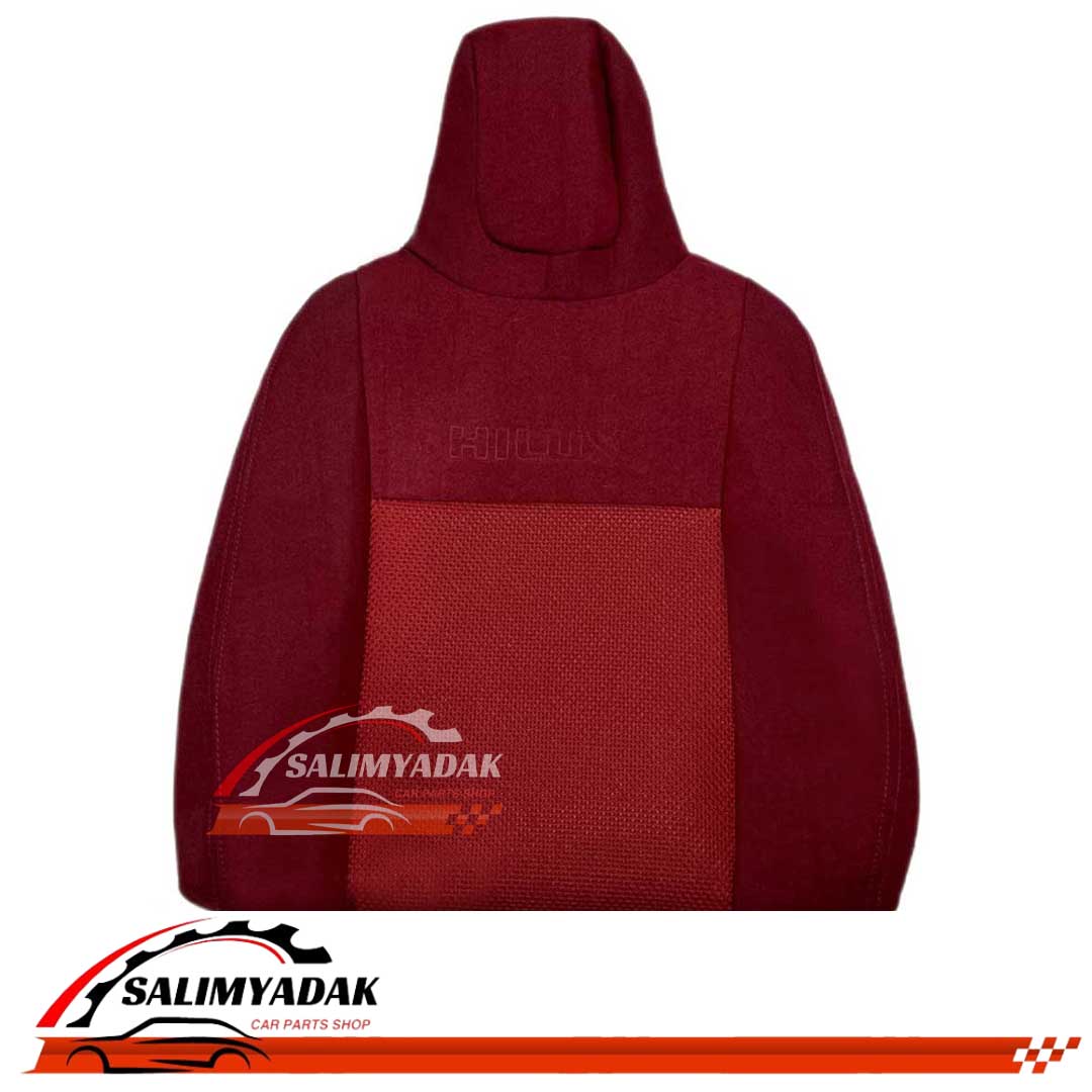 روکش صندلی تویوتا هایلوکس 2018 صندلی داعشی پارچه وسط تور رنگ زرشکی