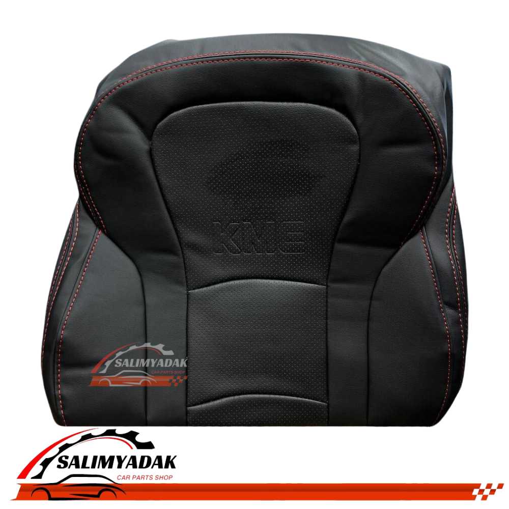 روکش صندلی کی ام سی KMC A5  مشکی دوخت قرمز چرم