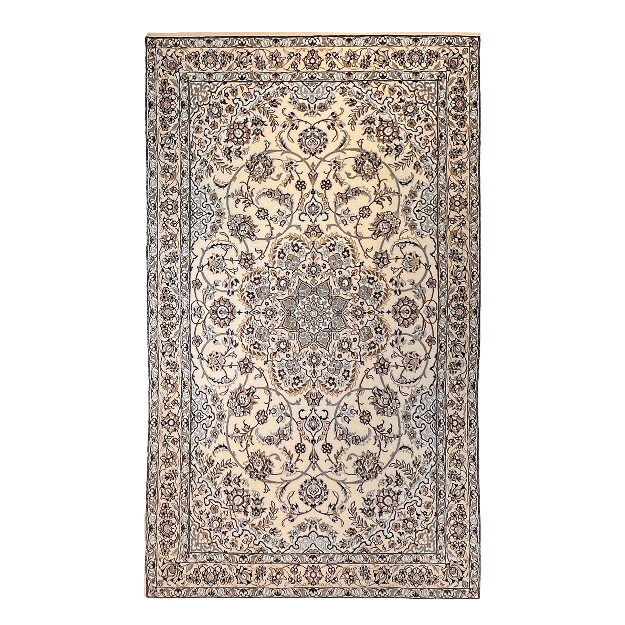 قالیچه نایین 9لا (اصفهان) کد 1100109