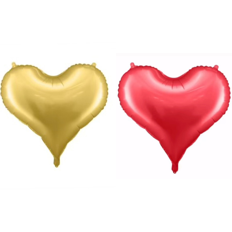 بادکنک فویلی مدل قلب مجموعه 2 عددی
