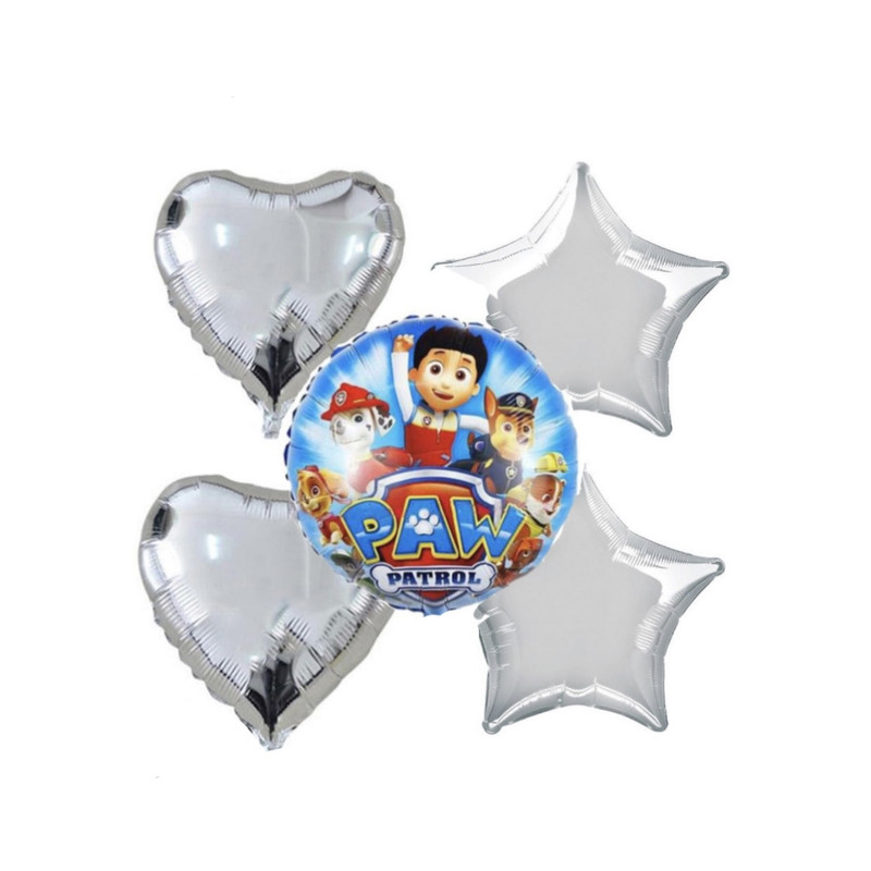 بادکنک فویلی پارتی لند تهران طرح سگ های نگهبان کد pawpatrol56 مجموعه 5 عددی