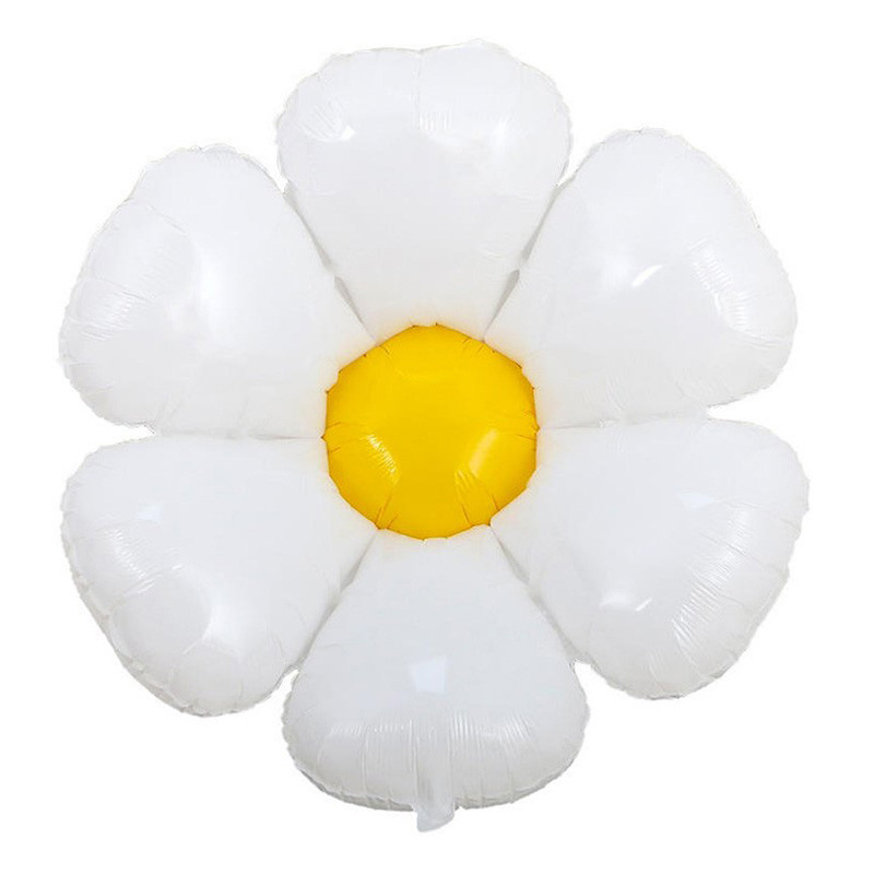 بادکنک فویلی لاکی بالونز مدل گل بابونه کد 1165