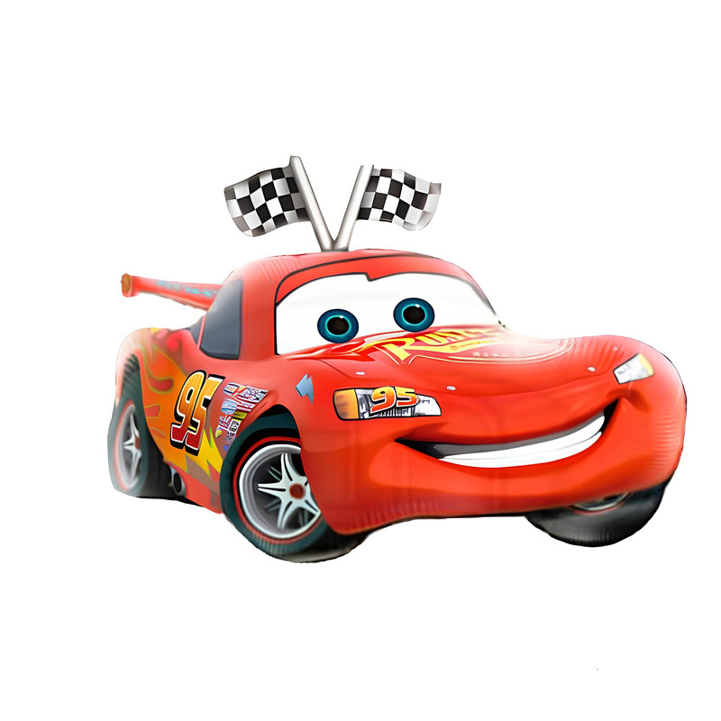 بادکنک فویلی طرح ماشین مک کویین