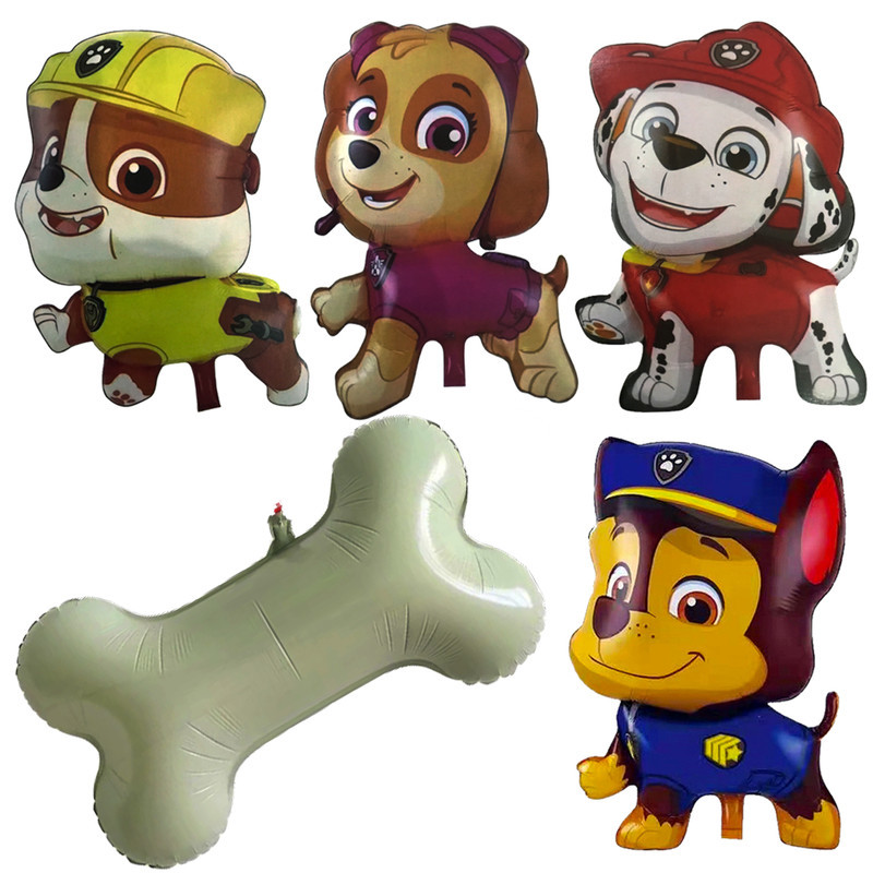 بادکنک فویلی سورتک طرح سگ های نگهبان استوان پلاس کد ST018 بسته 5 عددی