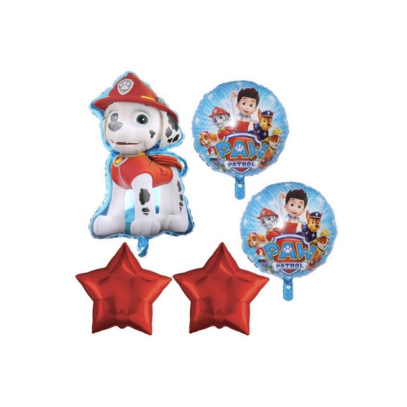 بادکنک فویلی پارتی لند تهران طرح سگ های نگهبان کد 01 مجموعه 5 عددی