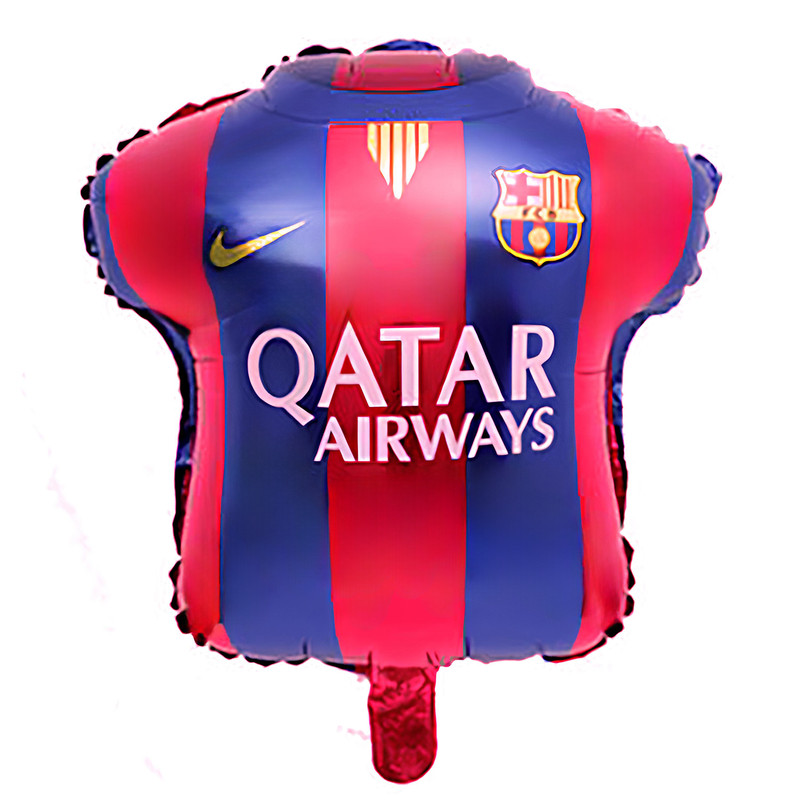 بادکنک فویلی مدل تیم فوتبال بارسلونا