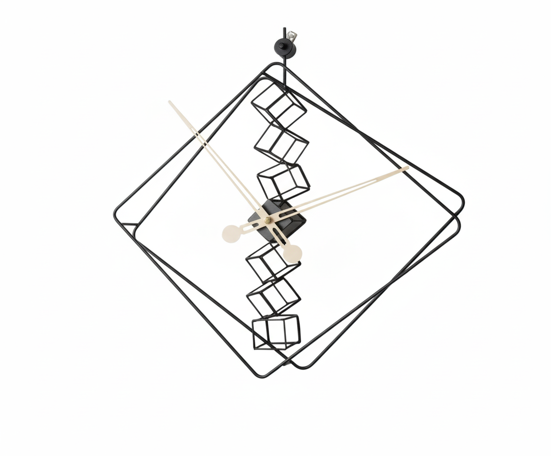 ساعت دیواری فلزی مدرن کد H-140