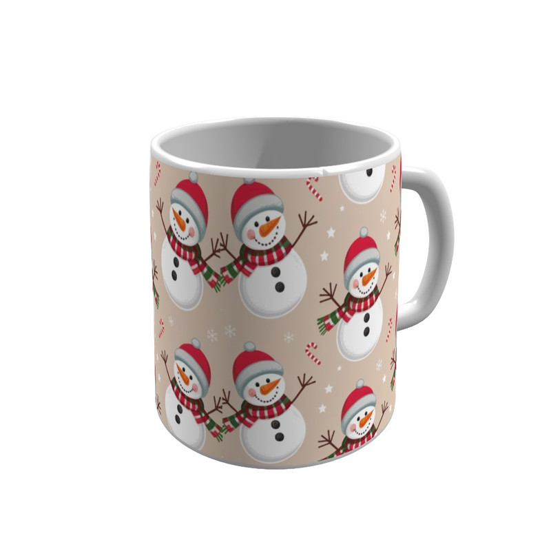 ماگ پاد آفرین مدل آدم برفی کد Z211