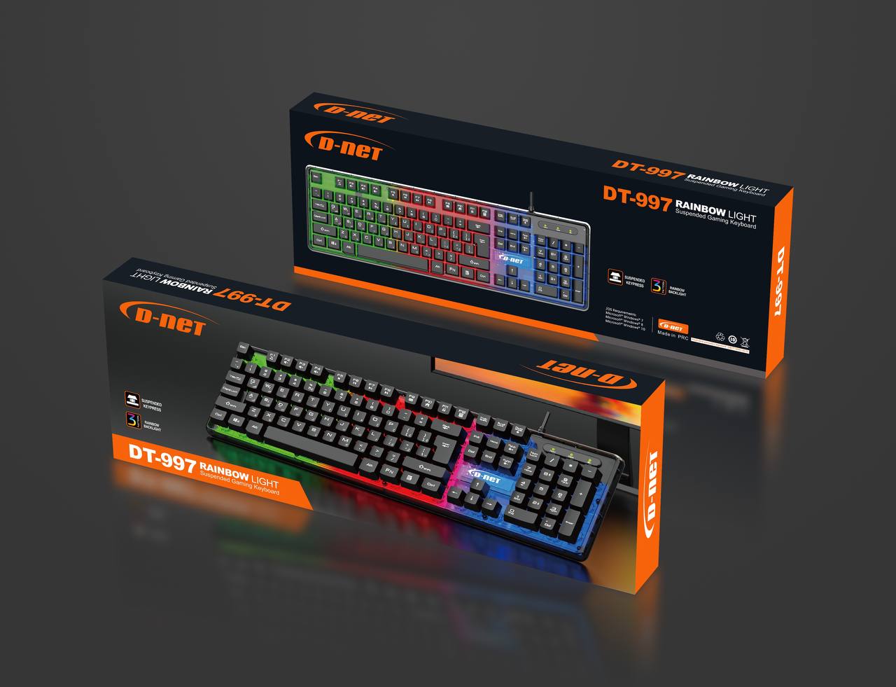 کیبورد گیمینگ دی نت مدل DT-997