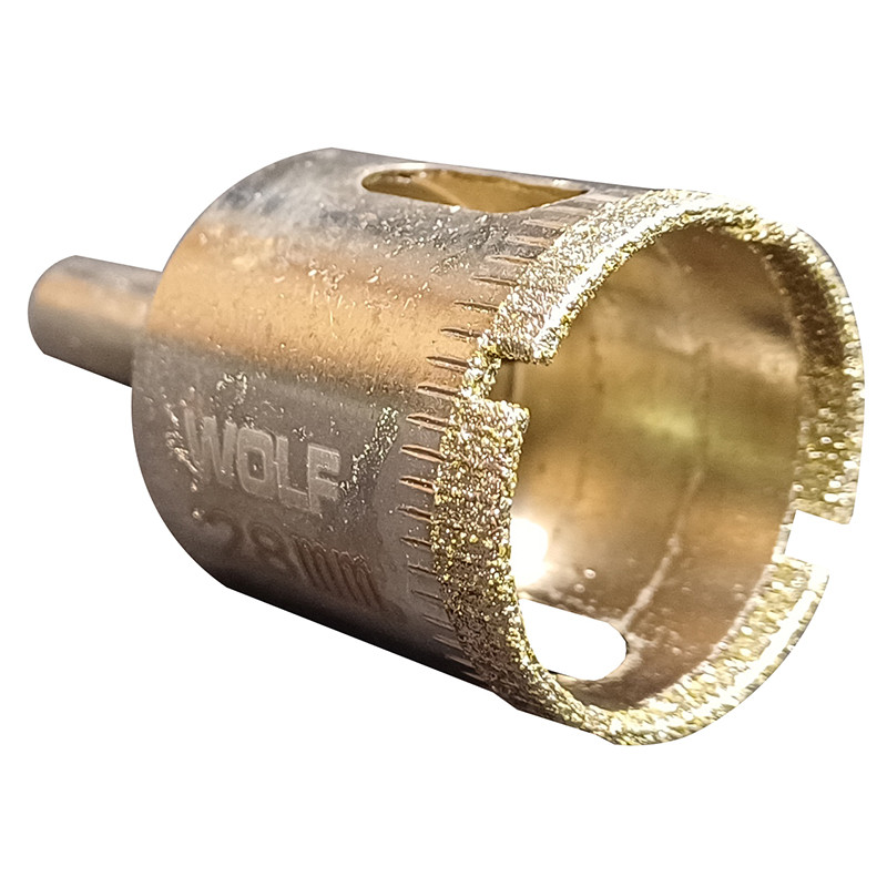 مته شیشه و سرامیک ولف مدل glass سایز 28 میلیمتر