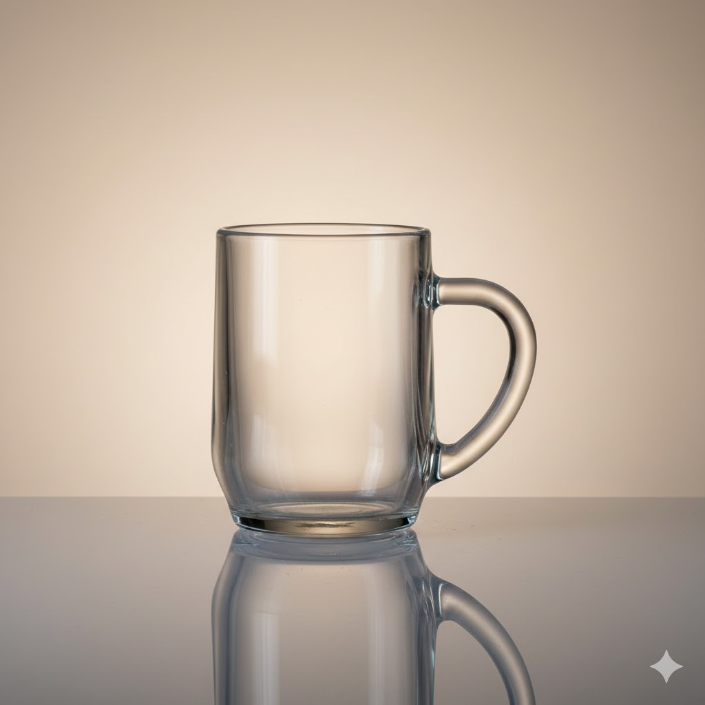 لیوان دسته دار بشکه ای ساده کوچک لومینارک Luminarc