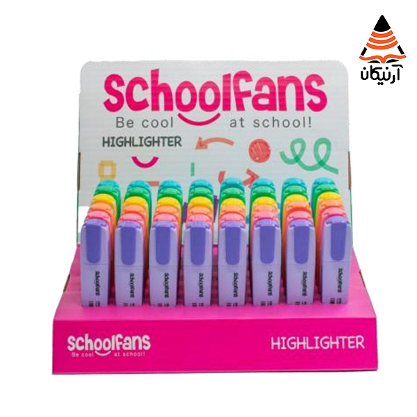 SCHOOL FANS - هایلایتر فلت پاستلی کلاسیک 0.5 میل
