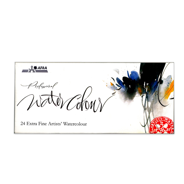 آبرنگ 24 رنگ افرا