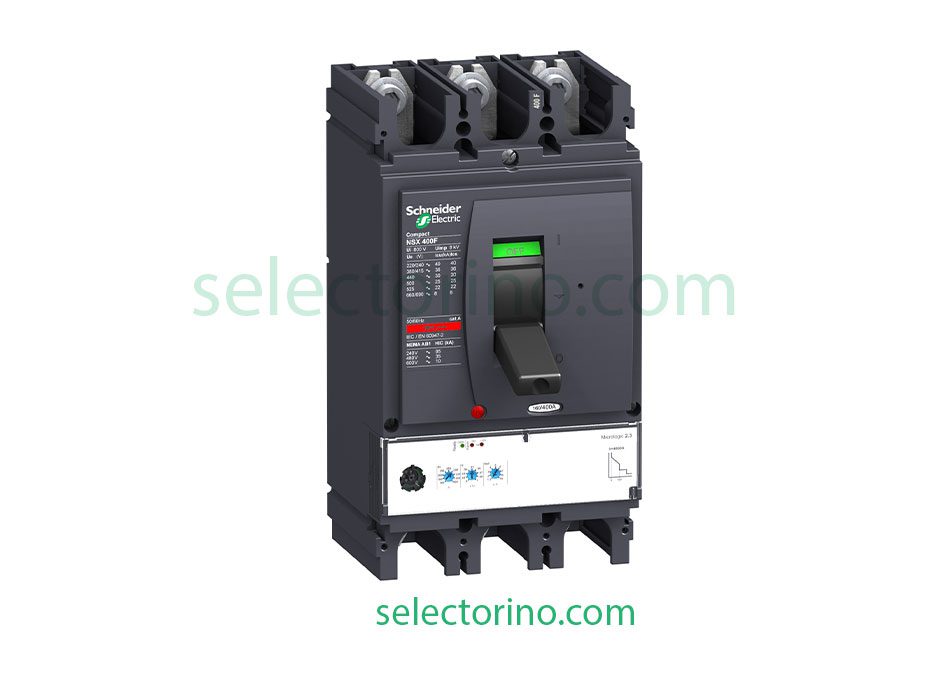 اتوماتیک 400 آمپر LV432676(160-400) Schneider  با قدرت قطع 36 کیلو آمپرC40F32D400