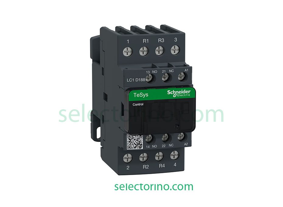 کنتاکتور اشنایدر الکتریک 32 آمپر 4 پل 48 ولت AC کد LC1D188E7