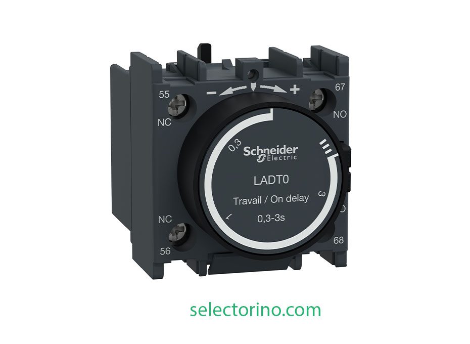 تایمر بادی 0/03-3 ON  اشنایدر LADT0 Schneider Electric