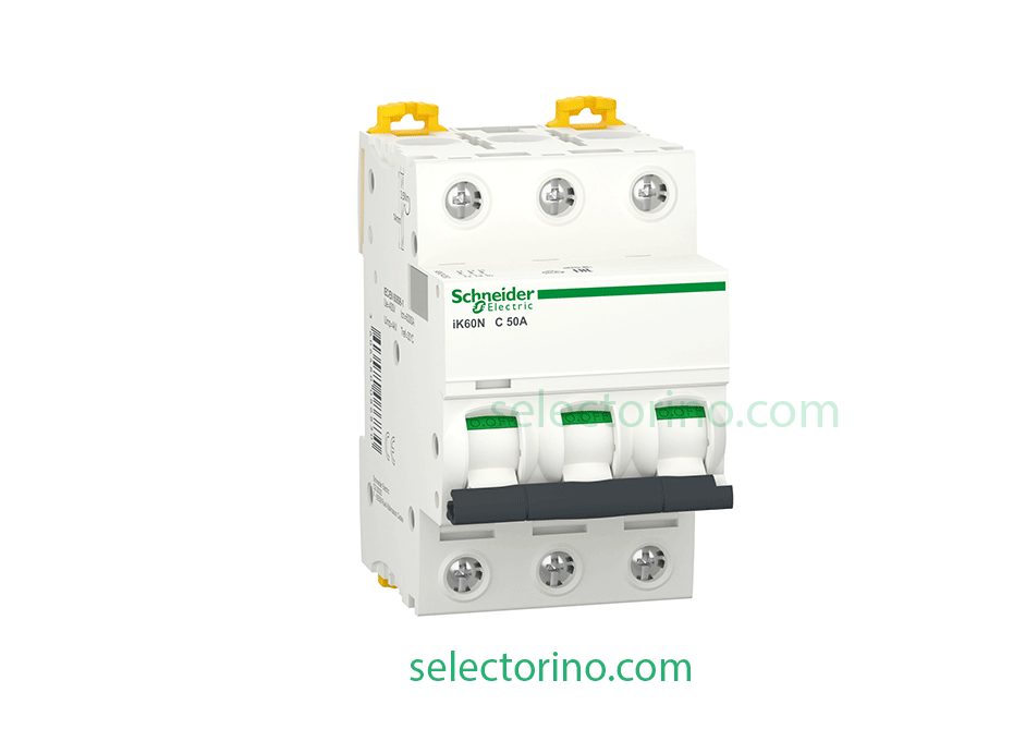 کلید مینیاتوری سه فاز 50 آمپر اشنایدر مدل A9K24350 اشنایدر Schneider Electric